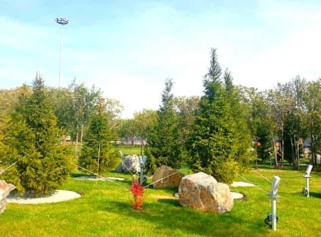 Озеленение автодороги «Меридиан» и Троицкого тракта.