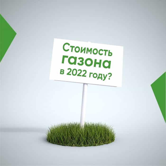 Стоимость рулонного газона в 2022 году