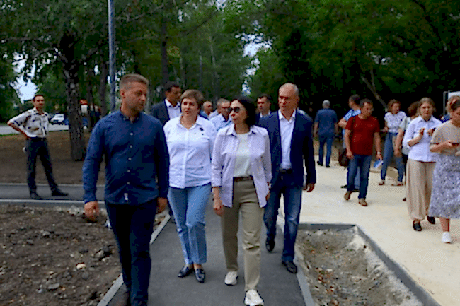 Благойстройство территории по ул. Бажова в Астане