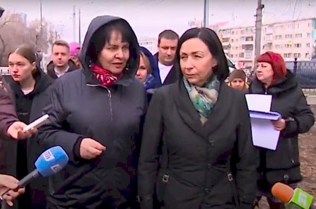 Наталья Котова проверила обновленный парк В.В. Терешковой